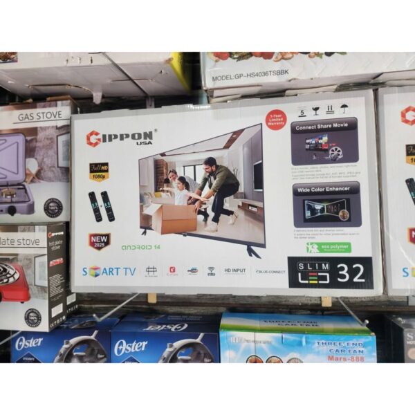 TELEVISOR GIPPON USA 2025 SLIM LED 32
